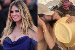 Siêu mẫu Heidi Klum tình tứ 'khóa môi' chồng kém 16 tuổi