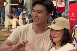 Khoảnh khắc đang gây sốt của Steven Nguyễn và Hồng Đào