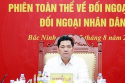 Bí thư Tỉnh ủy Nguyễn Hồng Thái dự Hội nghị về đối ngoại Đảng, đối ngoại nhân dân