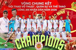 Đội tuyển Công an tỉnh Bắc Ninh lần đầu vô địch môn bóng đá tại Hội thao Công an nhân dân 2026