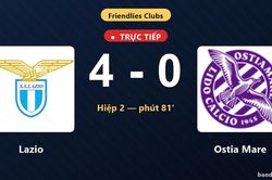 TRỰC TIẾPTrực tiếp Lazio vs Ostia Mare: Lazio nới rộng c&aacute;ch biệt 4-0