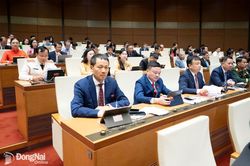 Đo&agrave;n Đại biểu Quốc hội th&agrave;nh phố Đồng Nai tham dự Kỳ họp kh&ocirc;ng thường lệ thứ nhất, Quốc hội kh&oacute;a XVI