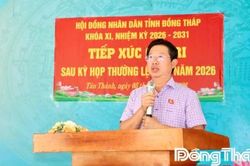 Cử tri xã Tân Thành kiến nghị nhiều vấn đề dân sinh