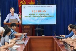 Liên hiệp các Hội Khoa học và Kỹ thuật tỉnh Gia Lai tổ chức tập huấn về kỹ năng truyền thông