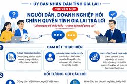 “Người dân, doanh nghiệp hỏi - Chính quyền tỉnh Gia Lai trả lời”: Tiếp nhận câu hỏi qua kênh nào?