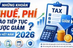 Những khoản thuế, phí nào tiếp tục được giảm đến hết năm 2026?