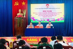 Phó Bí thư Tỉnh ủy Nguyễn Ngọc Lương tiếp xúc cử tri xã Ngô Mây
