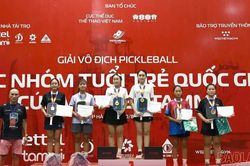 Pickleball trẻ Lào Cai bứt phá tại chặng 3, giành 4 huy chương quốc gia