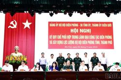 Tỉnh L&agrave;o Cai k&yacute; Quy chế phối hợp với Đảng ủy Bộ đội Bi&ecirc;n ph&ograve;ng