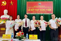 Nghĩa Lộ ho&agrave;n th&agrave;nh chỉ ti&ecirc;u, phấn đấu vượt kế hoạch ph&aacute;t triển đảng vi&ecirc;n trước 3 th&aacute;ng