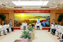 Bí thư Tỉnh ủy Dương Quốc Huy tiếp và làm việc với Đoàn công tác Hội Hữu nghị Việt Nam - Thái Lan