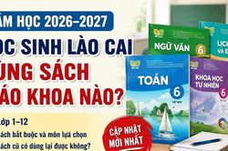 Năm học 2026&ndash;2027, học sinh L&agrave;o Cai d&ugrave;ng bộ s&aacute;ch gi&aacute;o khoa n&agrave;o?