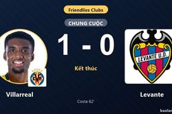 Costa gi&uacute;p Villarreal thắng Levante, kh&eacute;p lại trận giao hữu CLB