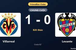 Thống kê trận đấu Villarreal 1-0 Levante: L. Costa tỏa sáng, Villarreal giành trọn 3 điểm