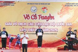 Lâm Đồng giành 13 huy chương tại Giải vô địch các Câu lạc bộ Võ cổ truyền quốc gia 2026