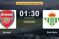 Nhận định Arsenal vs Real Betis: đội hình dự kiến