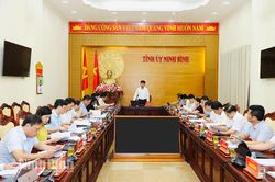 Ban Thường vụ Tỉnh ủy cho ý kiến về các nhiệm vụ trọng tâm