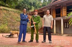 Công an xã Nhân Nghĩa giữ bình yên từ cơ sở