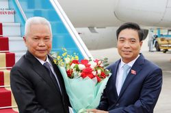 Chủ tịch Quốc hội Thái Lan Sophon Zaram đến Hà Nội, bắt đầu chuyến thăm chính thức Việt Nam