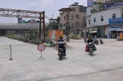 Phường Đ&ocirc;ng Ngạc sửa chữa, cải tạo đường Nguyễn Đ&igrave;nh Tứ