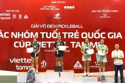 Cao Bằng giành Huy chương Vàng tại Giải Vô địch Pickleball các nhóm tuổi trẻ Quốc gia năm 2026 (vòng 3)
