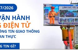 Đi đường ở Hà Nội sắp 'nhàn' hơn với 36 bảng thông minh cảnh báo giao thông