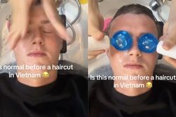 Clip anh Tây 'phê' và ngơ ngác khi gội đầu massage ở Việt Nam hút 24 triệu view