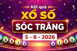 XSST 5/8 - Kết quả xổ số Sóc Trăng hôm nay 5/8/2026