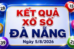 XSDNA 5/8 - Kết quả xổ số Đà Nẵng hôm nay 5/8/2026