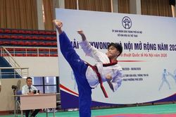 Hơn 350 vận động viên tranh tài tại Giải Taekwondo Hà Nội mở rộng năm 2026