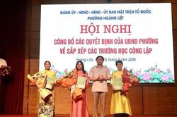 Sắp xếp lại 9 trường công lập trên địa bàn Hoàng Liệt: Bước chuyển biến sâu sắc về tư duy quản trị