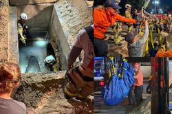 Bí ẩn lòng đất: Vì sao sinh vật khổng lồ dài 2 mét lại mắc kẹt trong ống thoát nước?