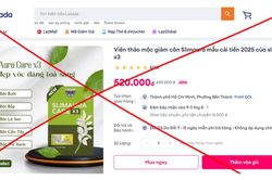 Bộ Y tế yêu cầu gỡ bỏ ngay thông tin thực phẩm Slimaura Care x3 trên Lazada, Shopee