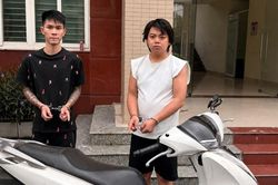 Bắt nhanh 2 đối tượng trộm cắp xe SH