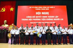 Thành lập Trung đội Phương tiện không người lái thuộc Vùng Cảnh sát biển 3