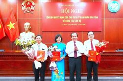 Cà Mau bổ nhiệm nhiều Phó Giám đốc Sở