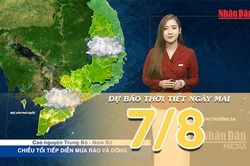 [Video] Dự b&aacute;o thời tiết đ&ecirc;m nay v&agrave; ng&agrave;y mai ng&agrave;y 7/8/2026: Mưa d&ocirc;ng diện rộng tiếp diễn tại Bắc Bộ, Trung Bộ c&oacute; mưa r&agrave;o rải r&aacute;c