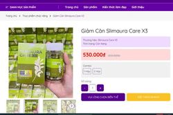 Khẩn trương kiểm tra, xác minh hoạt động kinh doanh sản phẩm giảm cân Slimaura Care x3
