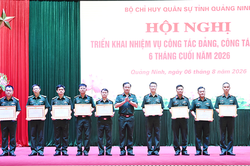 Bộ CHQS tỉnh Quảng Ninh triển khai nhiệm vụ c&ocirc;ng t&aacute;c Đảng, c&ocirc;ng t&aacute;c ch&iacute;nh trị 6 th&aacute;ng cuối năm 2026