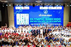 164 thí sinh tranh tài tại Cuộc thi Olympic Sinh học Sinh viên Toàn quốc lần thứ VI-2026
