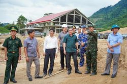 Tập trung tối đa nhân lực đảm bảo đúng tiến độ trường nội trú liên cấp La Dêê
