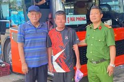 Hỗ trợ người đàn ông đi lạc về quê an toàn