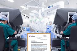 Hai chuyên gia điều khiển 'siêu robot' gần 200 tỷ mổ ung thư phức tạp