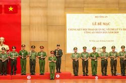 Hội thao Công an nhân dân hướng tới các bài thi sát thực tiễn