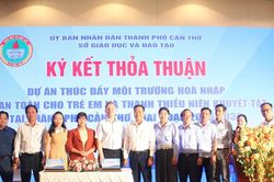 Tạo môi trường hòa nhập cho trẻ em, thanh thiếu niên khuyết tật tại TP Cần Thơ