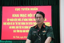 Khai mạc tập huấn kiến thức, kỹ năng thông tin, tuyên truyền thực hiện Đề án 1219