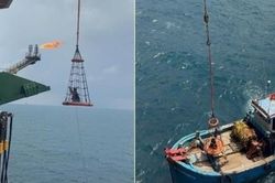 Giàn RP-3 Vietsovpetro kịp thời hỗ trợ, cấp cứu ngư dân gặp nạn trên biển