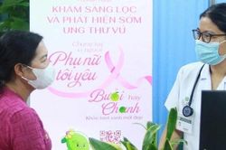 Số ca ung thư vú tăng liên tục, chưa đến 20% phụ nữ tự khám hằng tháng