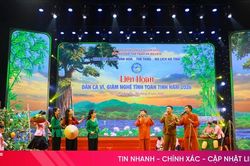 Đặc sắc lễ khai mạc Liên hoan Dân ca Ví, Giặm Nghệ Tĩnh