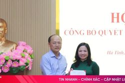 C&ocirc;ng bố quyết định bổ nhiệm Ph&oacute; Ch&aacute;nh Văn ph&ograve;ng Đo&agrave;n ĐBQH v&agrave; HĐND tỉnh H&agrave; Tĩnh